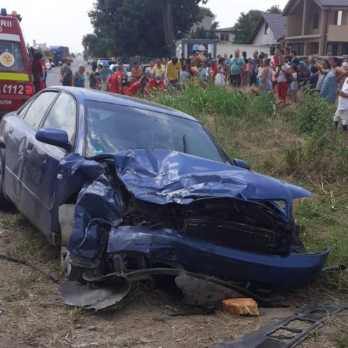 Accident cu patru victime în urma unui incident rutier