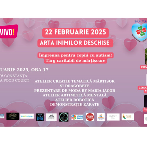 Eveniment caritabil dedicat copiilor cu autism la VIVO! Constanța