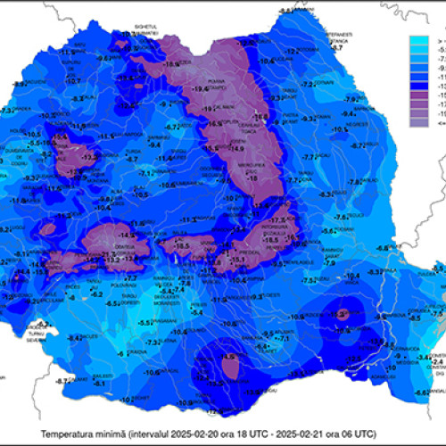 Cod galben de vânt puternic pe litoral și temperaturi record în România