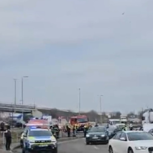 Accident grav pe autostrada A4, în Ovidiu