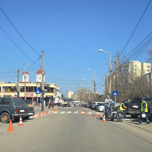 Trecerea pentru pietoni din Constanța a fost mutată pentru siguranța participanților la trafic