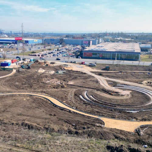 Lucrările la noul parc &quot;Perdeaua Verde&quot; din Constanța