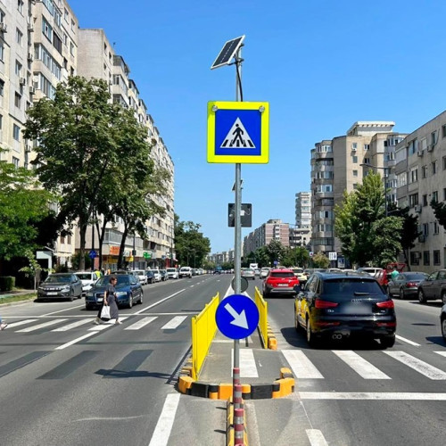 Îmbunătățiri în siguranța pietonilor în Constanța: noi refugii și marcaje pe drumuri