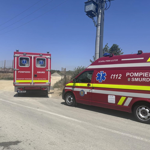 INCREDIBIL Bărbat lovit de FULGER, pe câmp, în Seimenii Mici, din județul Constanța! Echipajele SMURD și SAJ încearcă să-l resusciteze