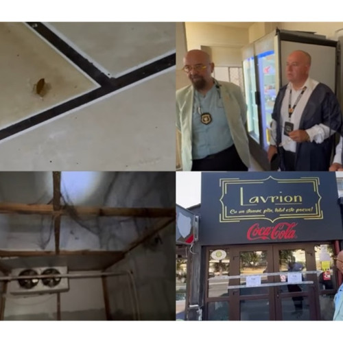Restaurant Lavrion, din Mangalia, ÎNCHIS de ANPC! Măsuri drastice luate de Cristian Piedone după ce a găsit gândaci și păianjeni. Vezi cui aparține firma
