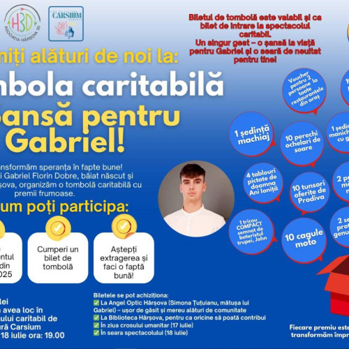 Aleargă pentru Gabriel: Hârșova se mobilizează pentru a ajuta un copil în suferință