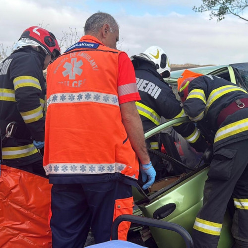 FOTO Tulcea: accident GRAV la Agighiol. Un copil, de 16 ani, rănit