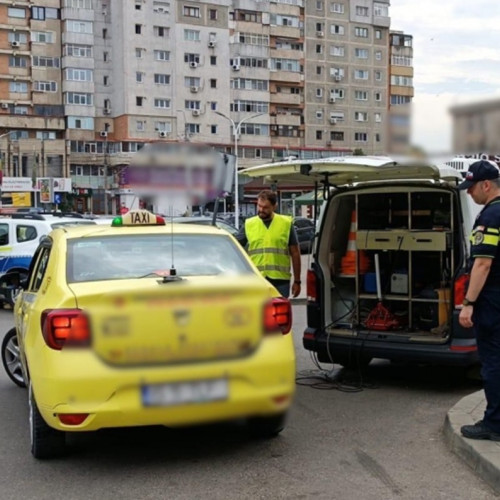 Taxiurile din Constanța, verificate de polițiști! S-au dat peste 150 de sancțiuni