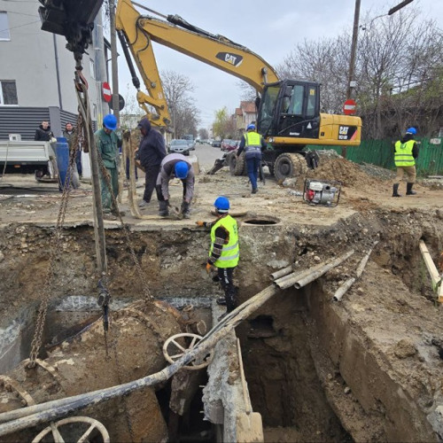 Intervenție de urgență pentru înlocuirea conductei de apă în Constanța