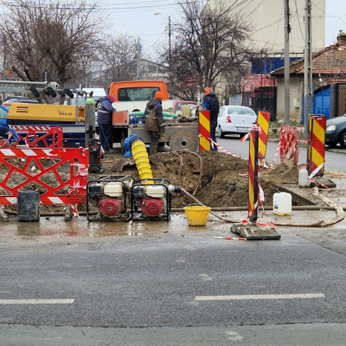 Avarie RAJA în Medgidia: apă întreruptă în Ostrov și Ali Baba