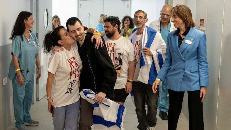 Tânărul cu origini românești eliberat după doi ani de captivitate în Gaza