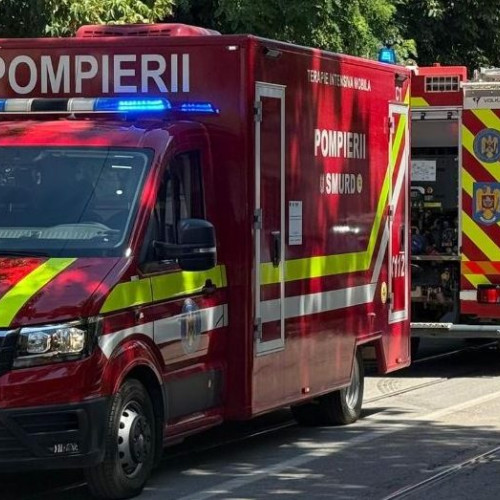 Accident între un camion și o dubă la Ștefan cel Mare, o persoană prinsă între fiare