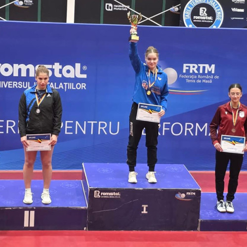 Studentele Ovidius au obținut aur și argint la Campionatul național de tenis de masă