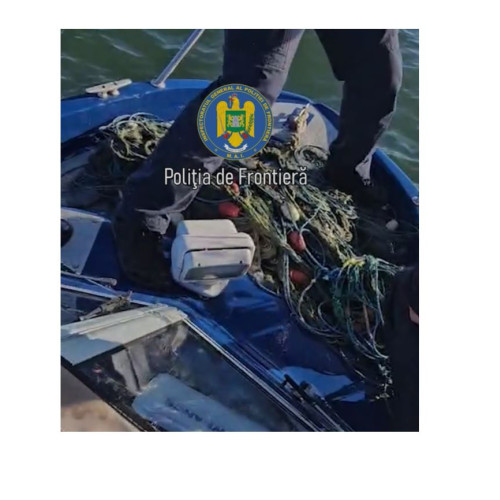 Plase de pescuit ilegal confiscate în Marea Neagră în urma unei acțiuni la 1 noiembrie 2025